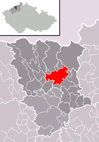 Localisation de Teplice