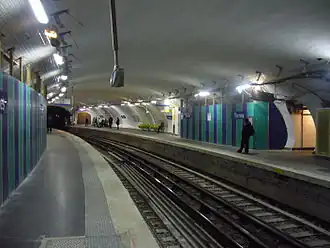 Les quais en cours de rénovation en mars 2008.