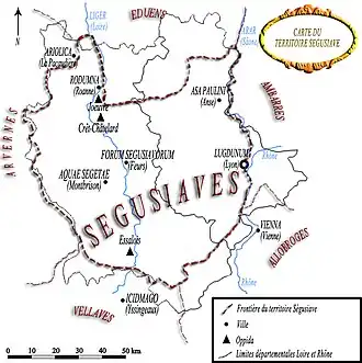 Le territoire antique des ségusiaves.