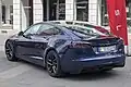 Tesla Model S Plaid (vue de l'arrière).