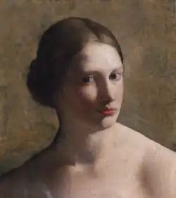 Tête de Femme d’Orazio Gentileschi, entre 1630 et 1636, coll.privée.