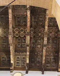 Le plafond de la nef centrale.