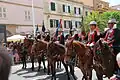 Les chevaliers de Teulada avec le costume traditionnel.