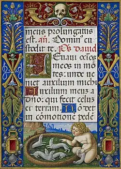 Page de texte de l'office des morts, f.261