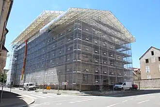 En 2017, pendant les travaux.