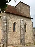 Extérieur de la chapelle Sud et le réduit fortifié.