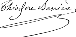 signature de Théodore Barrière