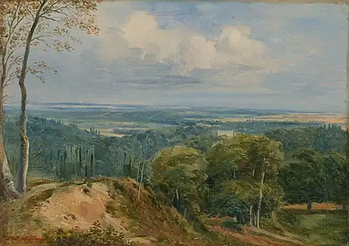 Vallée de la SeineThéodore Rousseau, 1831-1832Rhode Island School of Design Museum
