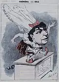 Caricature par André Gill (1873).