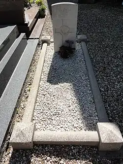 Tombe militaire de la CWGC.