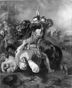 Scène du siège de Maastricht par le duc de Parme, 1832.