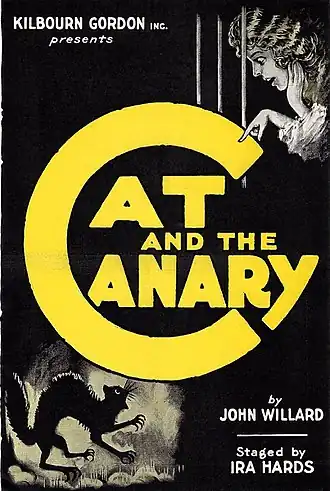 Image illustrative de l’article The Cat and the Canary (pièce de théâtre)