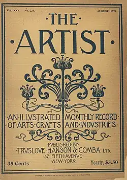 Couverture de l'édition américaine (août 1899)