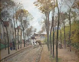 Boulevard des Fossés, Pontoise, 1872Norton Simon Museum, Pasadena
