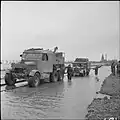 Un véhicule d'assistance Scammell Pioneer en Allemagne en février 1945.