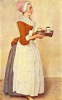 La Belle Chocolatière, 1744Jean-Étienne Liotard