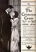 Publicité pour le film The Crimson Cross (Marian Swayne et Edward Langford)