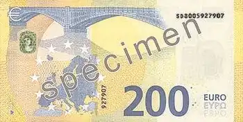 Billet de 200 € (série Europe)