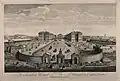 The Foundling Hospital (1753), vue d'oiseau.