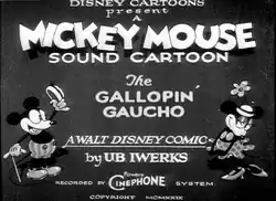 Description de l'image The Gallopin' Gaucho start credits.webp.