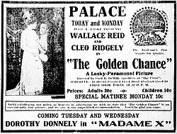 Description de l'image The Golden Chance - newspaperad - 1916.jpg.