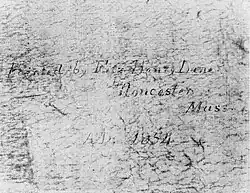 signature de Fitz Henry Lane