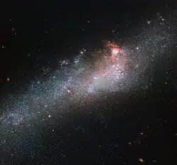 Gros plan sur NGC 4656 par le télescope spatial Hubble.