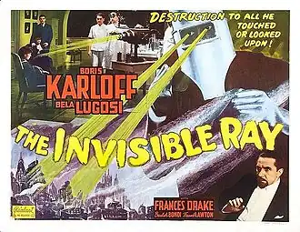 Description de l'image The Invisible Ray poster.jpg.
