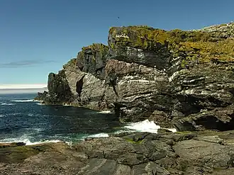 Haskeir North Castle à la pointe nord-est de Haskeir.