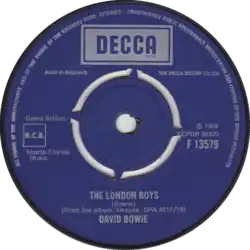 Description de l'image The London Boys by David Bowie UK vinyl single.png.