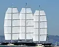 Le Maltese Falcon sous voiles DynaRig.