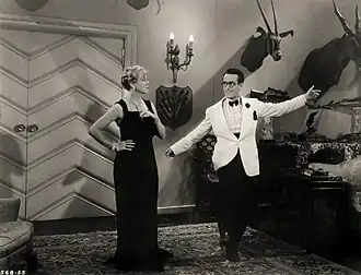 Marjorie Gateson et Harold Lloyd, dans Soupe au lait (1936)