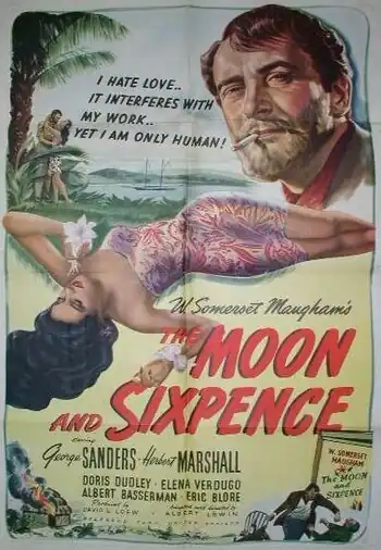Description de l'image The Moon and Sixpence (1942) poster.jpg.