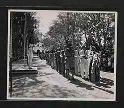 Défilé militaire le 3 juin.