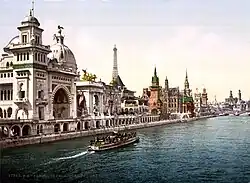 Exposition universelle de 1900 : le pavillon des nations.