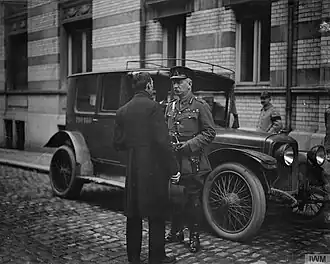 Photographie de Richard Haking le 29 novembre 1918