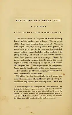 Image illustrative de l’article Le Voile noir du pasteur