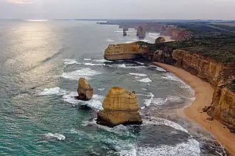 Les Douze Apôtres, Parc national de Port Campbell, Victoria, Australie.