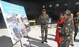 En 2017 lors d'une visite de Nirmala Sitharaman, ministre de la défense.