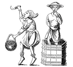 Les vendangeurs, XIIIe&nbsp;siècle