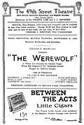 Affiche pour The Werewolf, 1924.