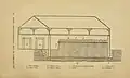 Exemple d'ensilage réalisé sous hangar en 1881 : le fourrage était recouvert de paille, puis de planches et enfin de pierres pour être suffisamment tassé.