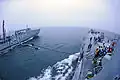 Le ROKS Cheonji et l’USS&nbsp;McCampbell le 17 mars 2013