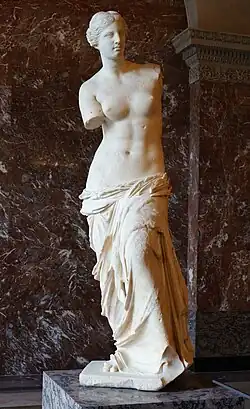 La Vénus de Milo, IIe&nbsp;siècle Musée du Louvre.