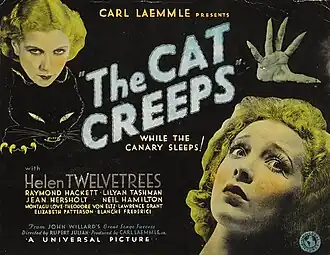 Description de l'image Thecatcreeps-1930-titlelobbycard.jpg.