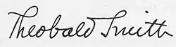 signature de Theobald Smith