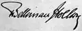 Signature de Theobald von Bethmann Hollweg