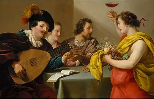 Compagnie musicale, vers 1630Collection Kremer.