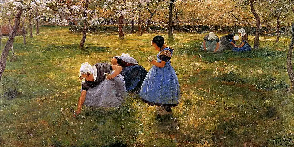 Printemps à Schoore, 1894Musée des beaux-arts de Tournai