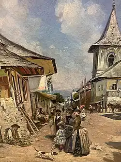 Rue de Câmpulung (1875), musée national d'Art de Roumanie.